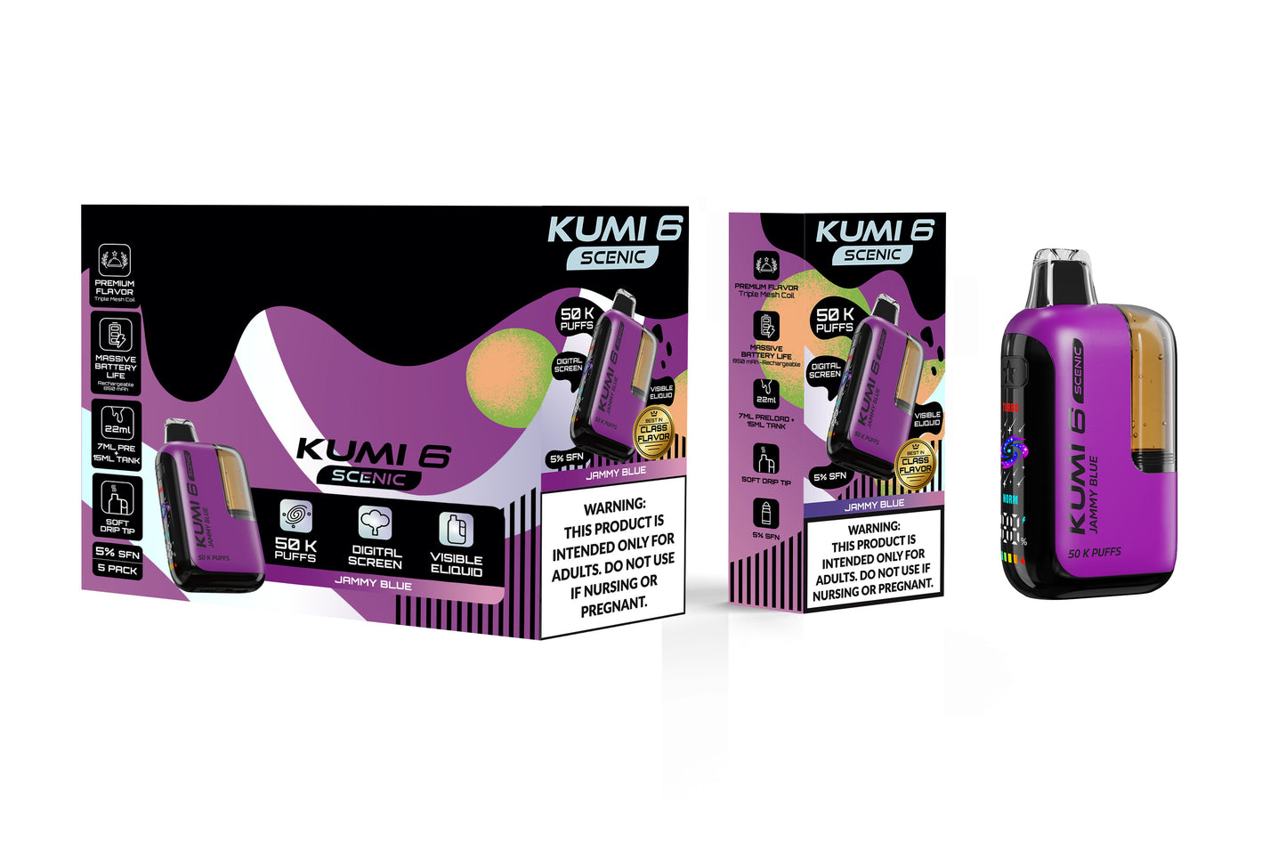 KUMI Six Scenic Vape (NC, AR, TX, KY, MS, AL, TN, VA Compliant)
